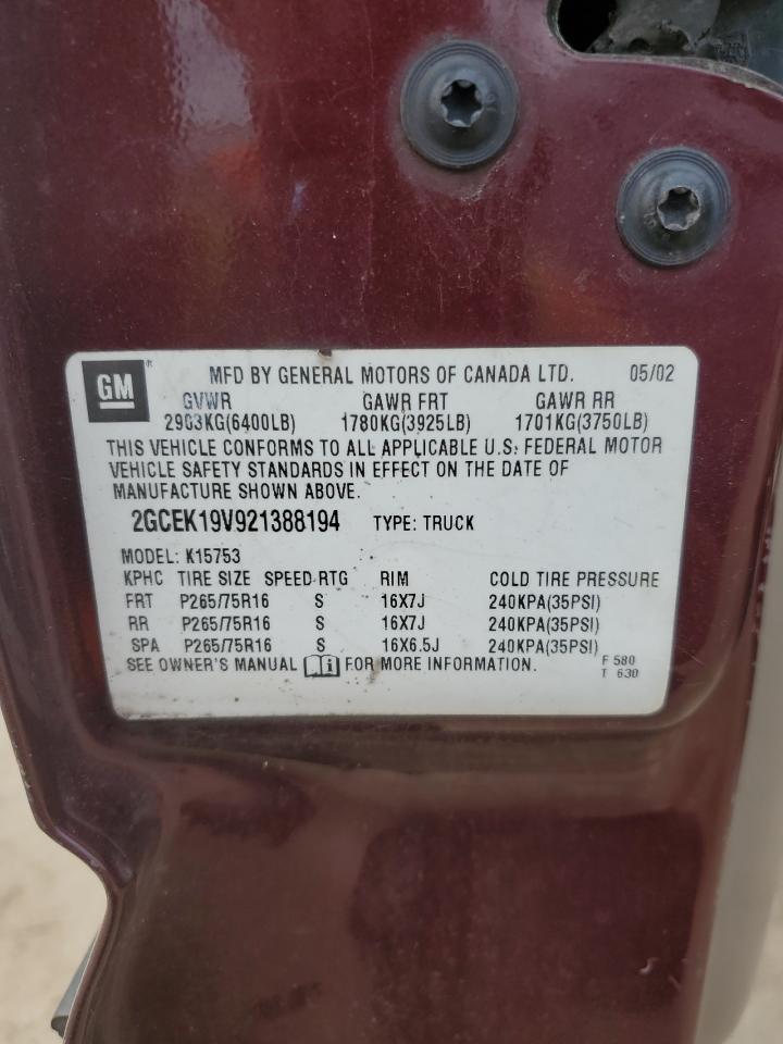 2002 CHEVROLET Silverado