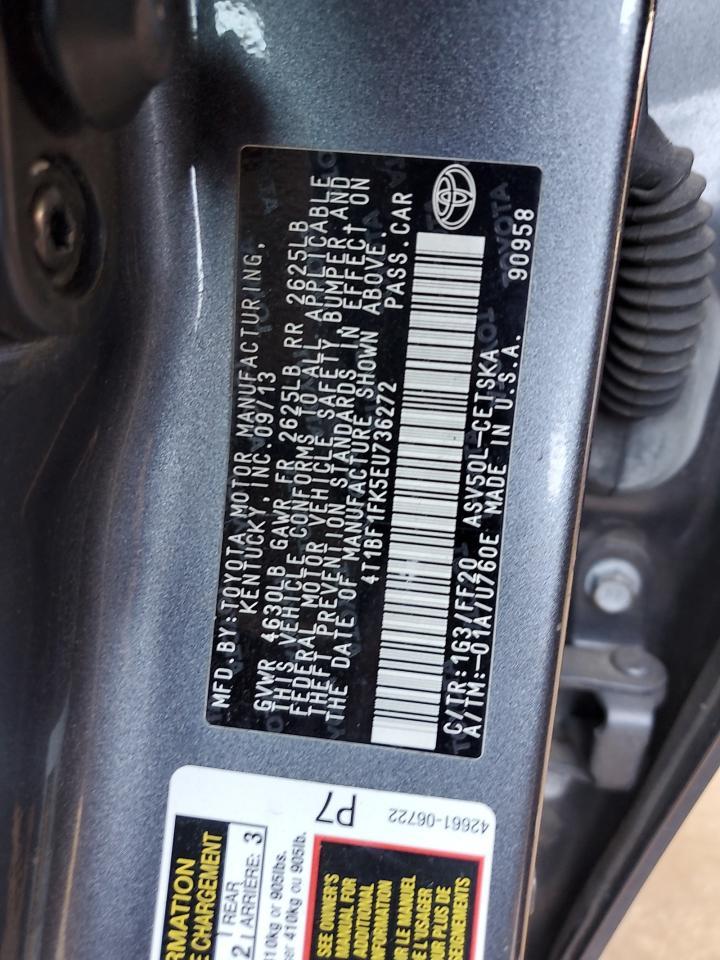 2014 TOYOTA CAMRY