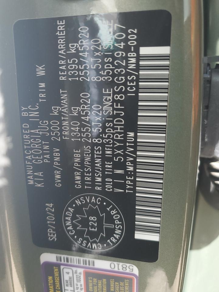 2025 KIA SORENTO