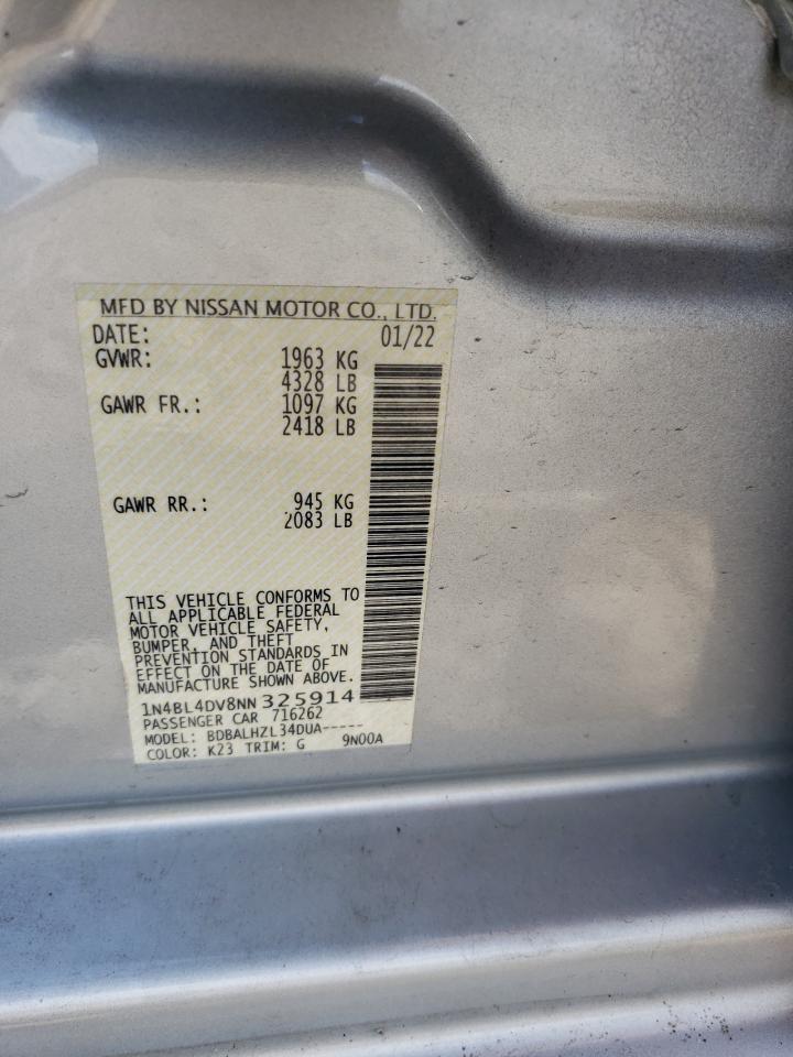 2022 NISSAN ALTIMA