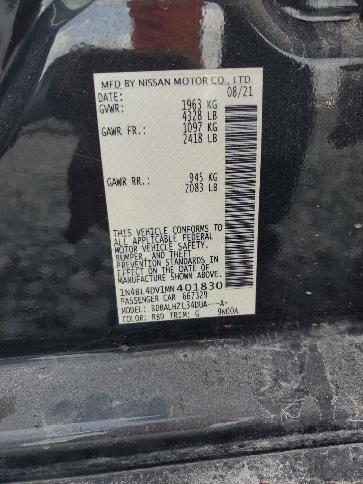 2021 NISSAN ALTIMA