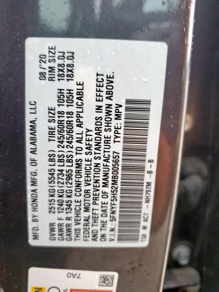 2021 HONDA PILOT