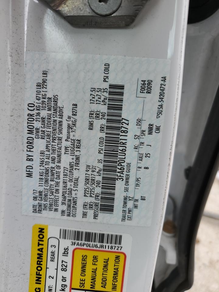 2018 FORD FUSION