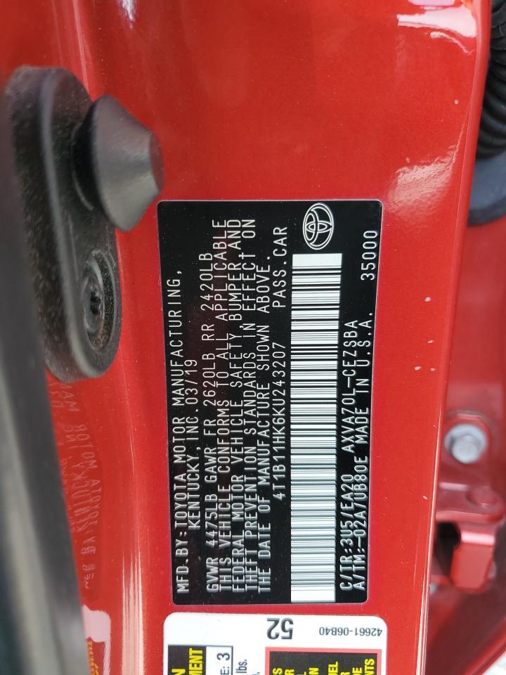 2019 TOYOTA CAMRY