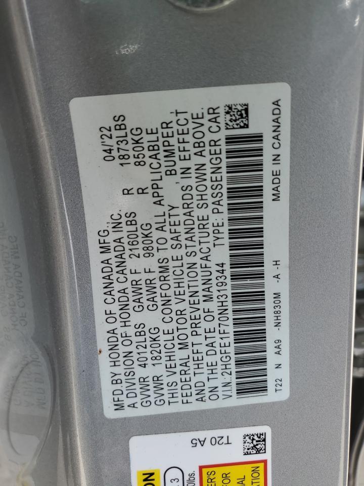 2022 HONDA CIVIC