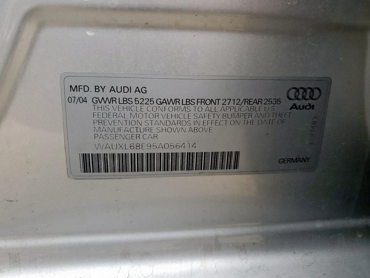 2005 AUDI S4