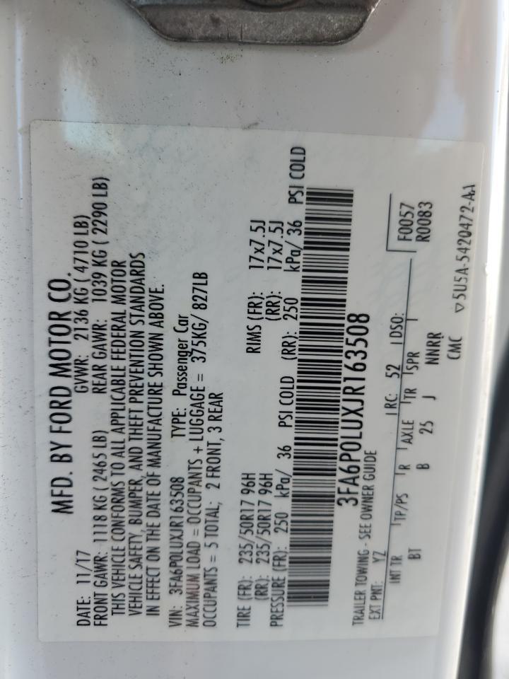 2018 FORD FUSION