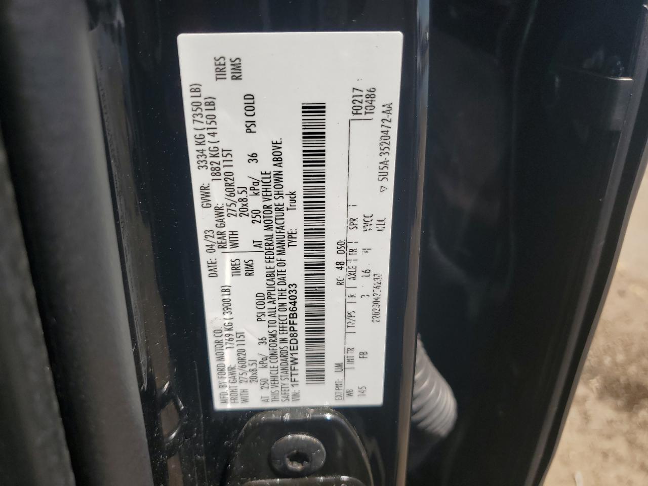 2023 FORD F-150