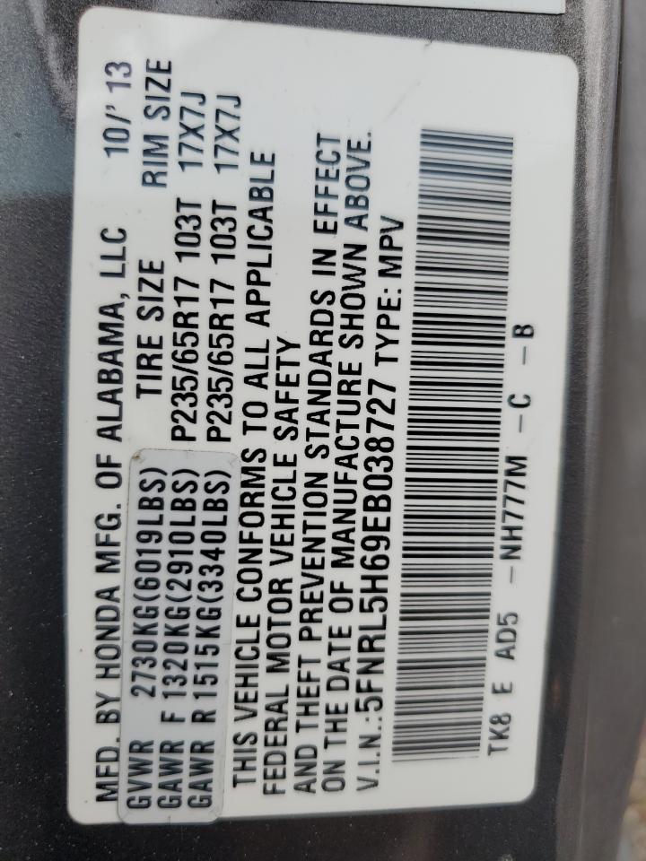 2014 HONDA ODYSSEY