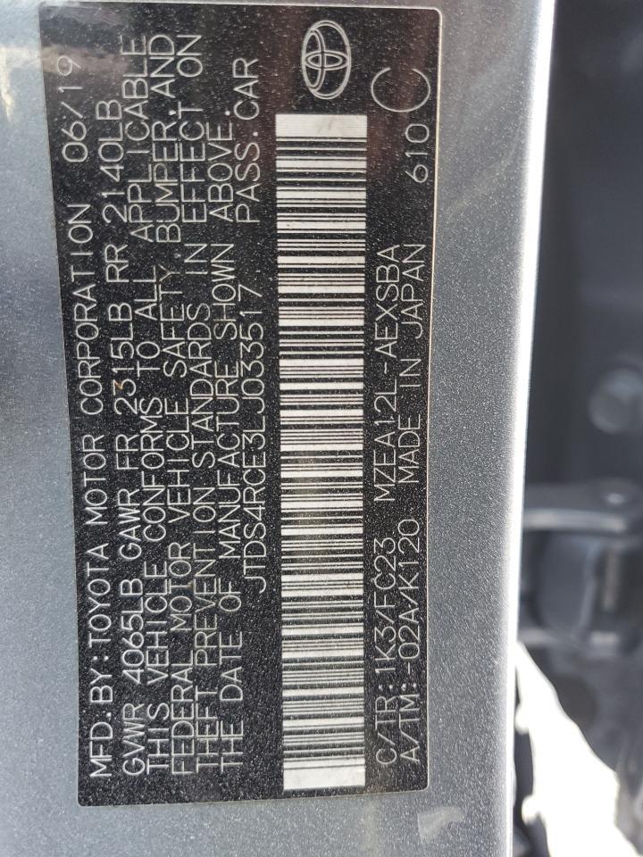 2020 TOYOTA COROLLA