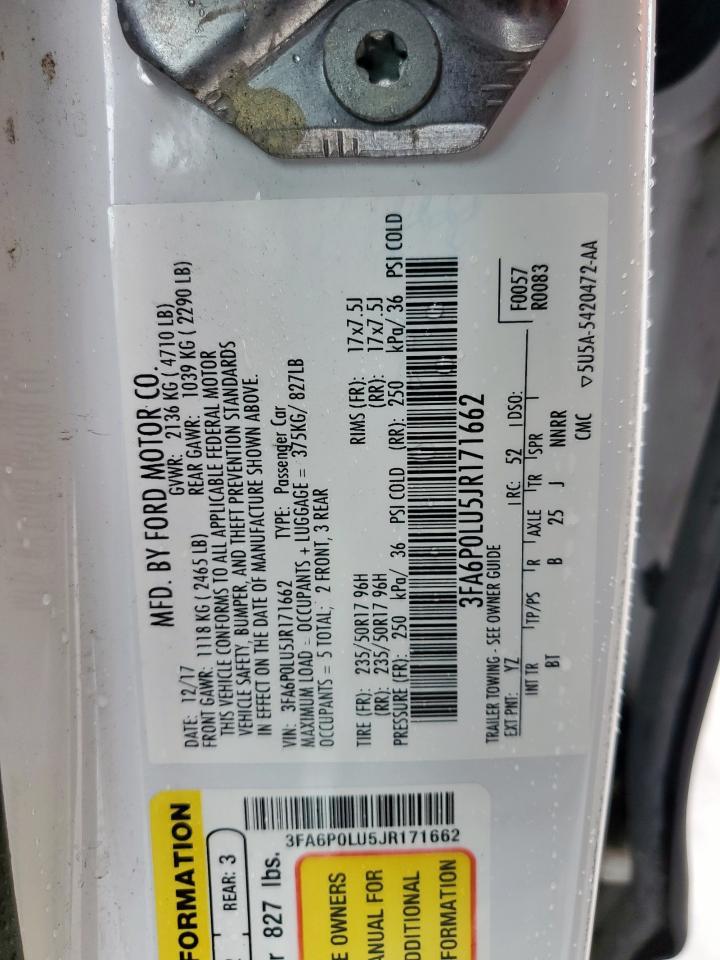 2018 FORD FUSION