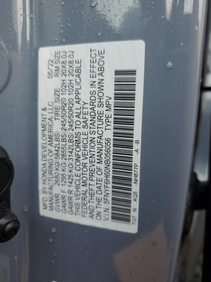 2022 HONDA PILOT