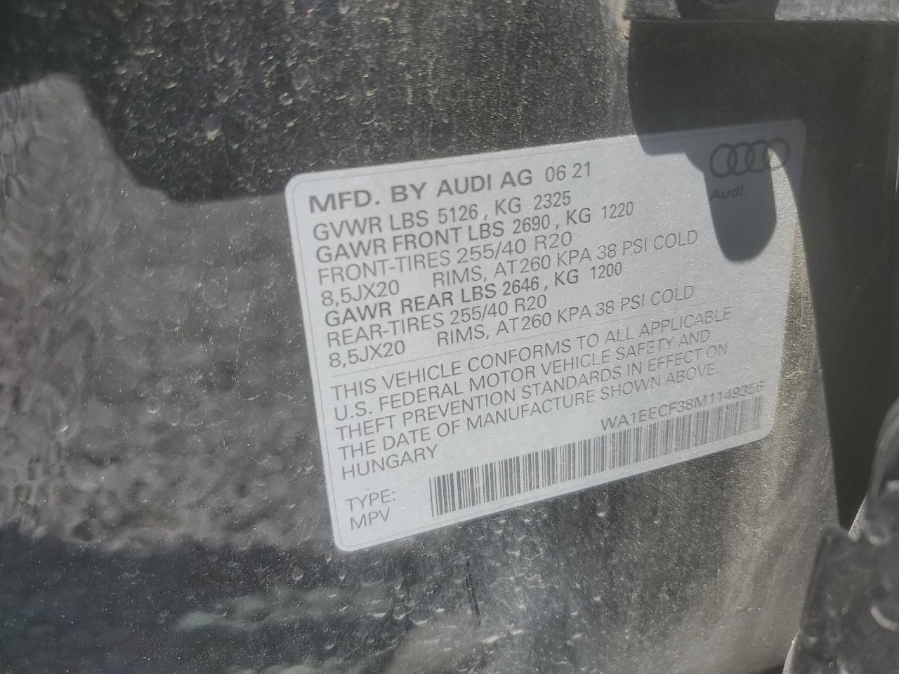 2021 AUDI Q3