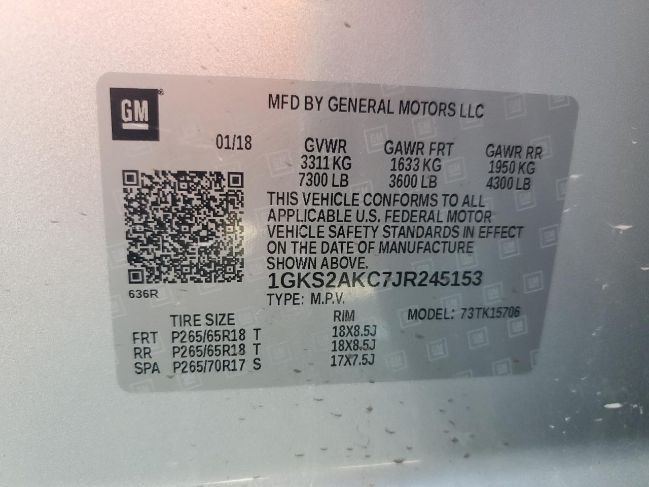 2018 GMC Yukon