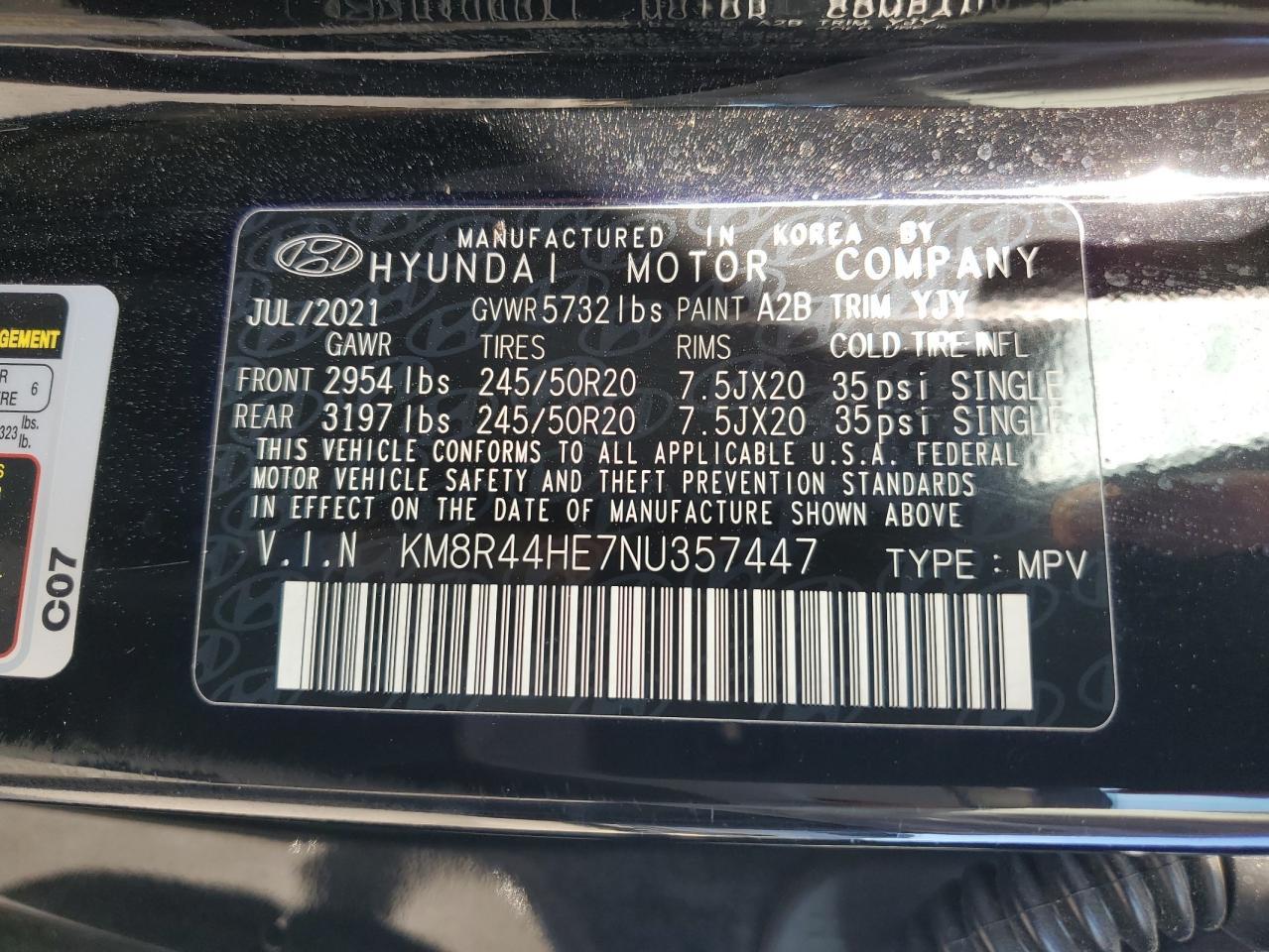 2022 HYUNDAI Palisade