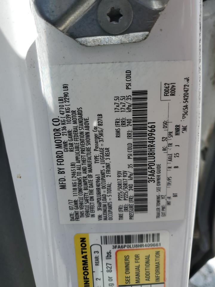 2017 FORD FUSION