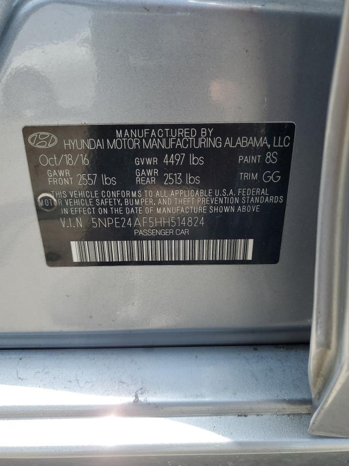 2017 HYUNDAI SONATA