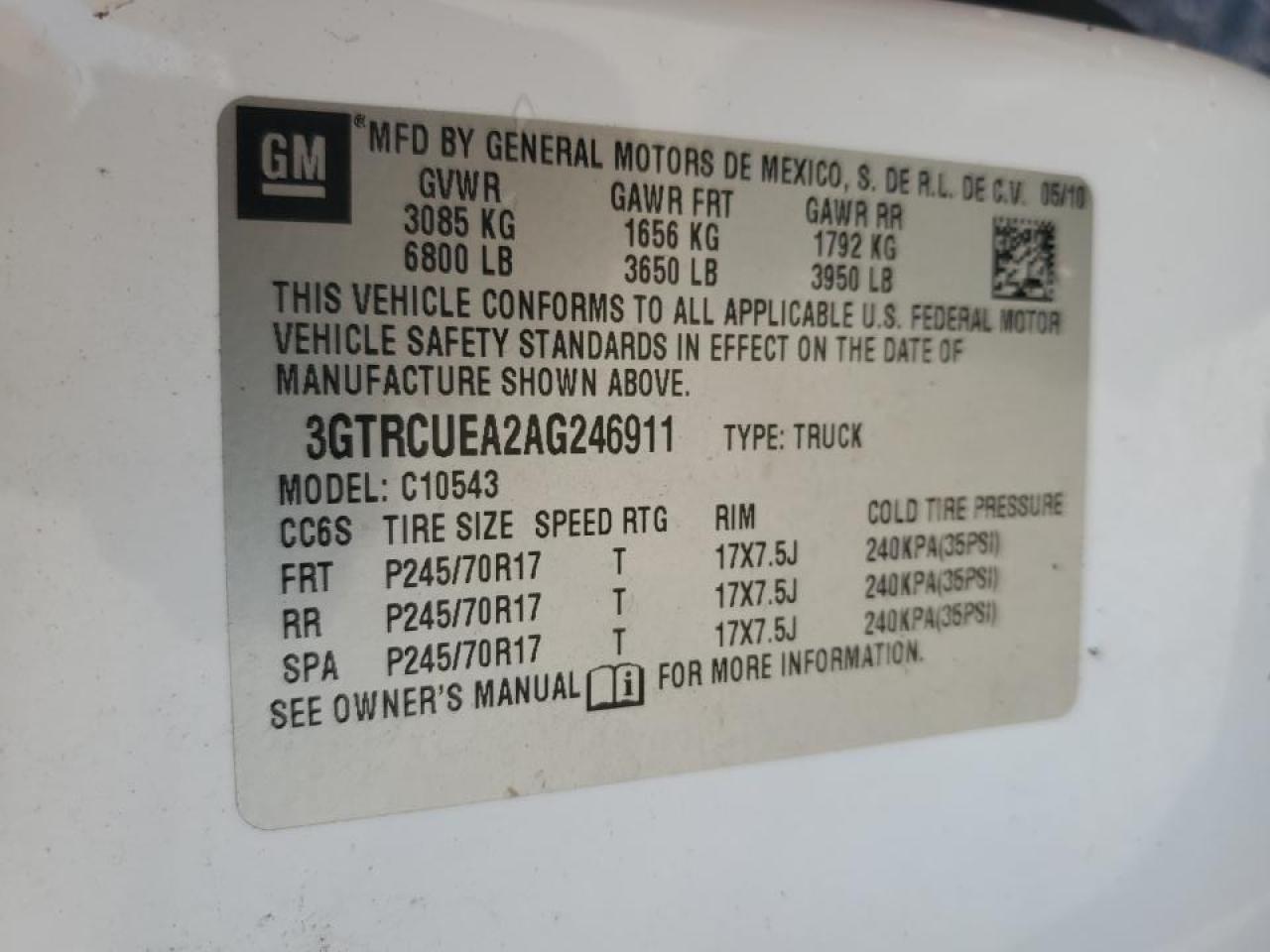 2010 GMC Sierra