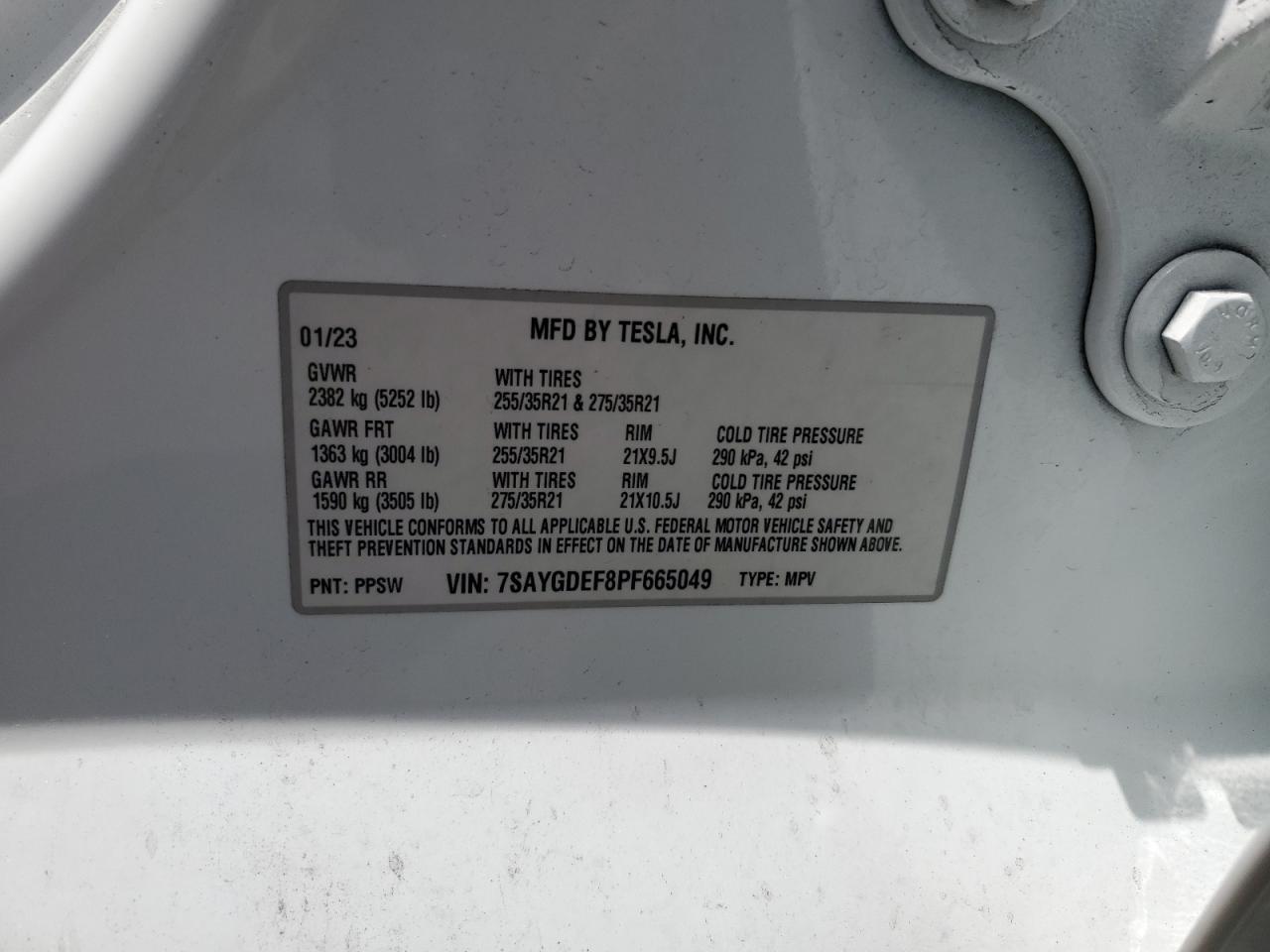 2023 TESLA MODEL Y