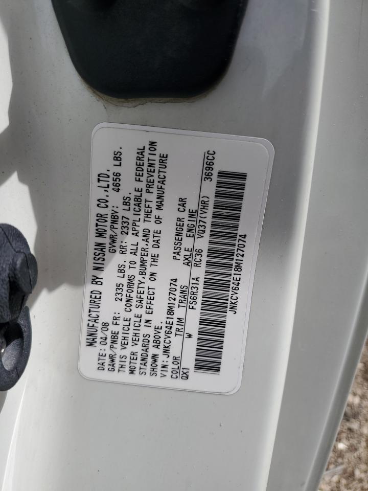 2008 INFINITI G37