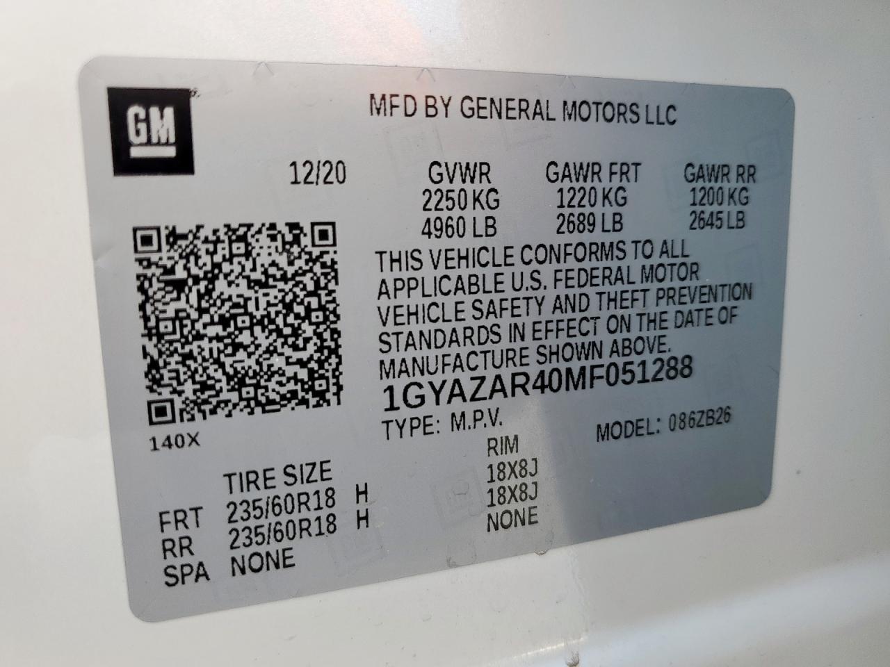 2021 CADILLAC XT4