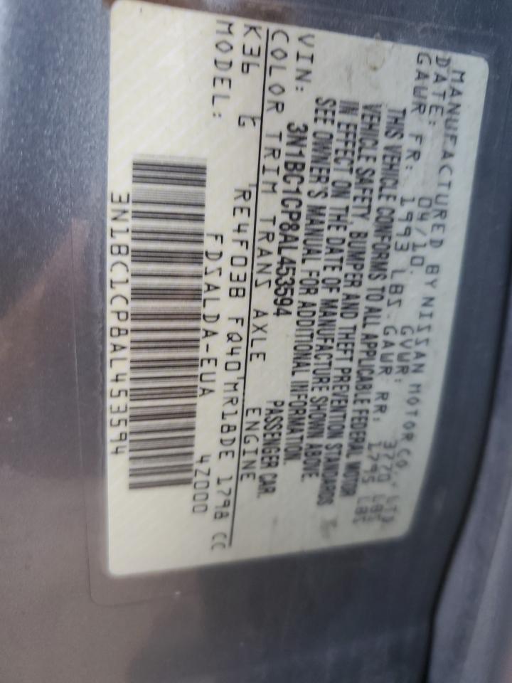 2010 NISSAN VERSA
