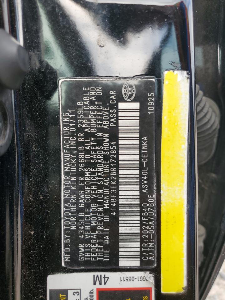 2011 TOYOTA CAMRY