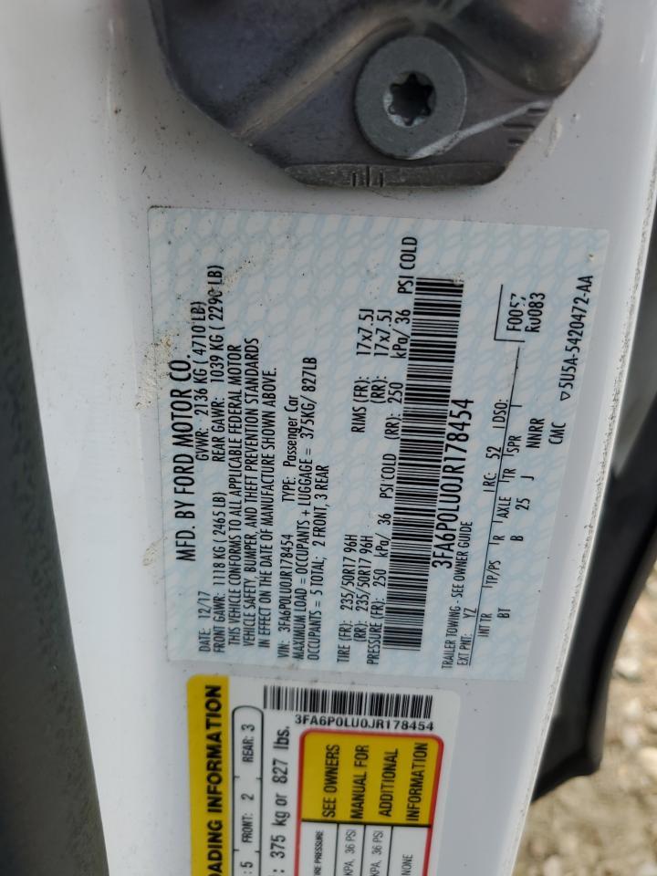 2018 FORD FUSION