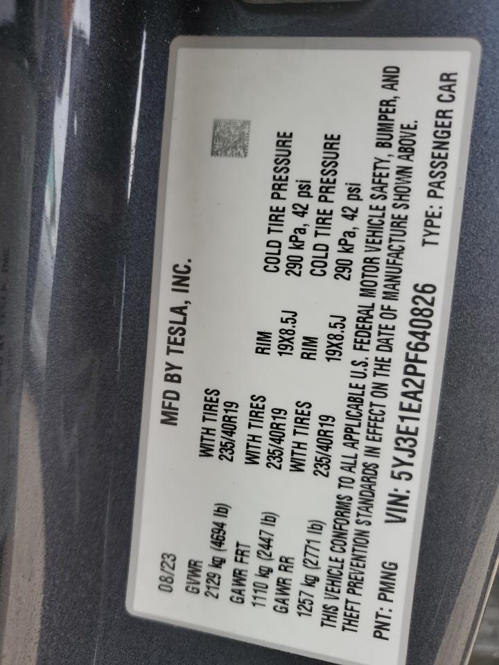 2023 TESLA MODEL 3
