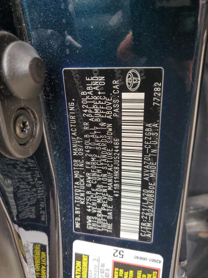 2018 TOYOTA CAMRY