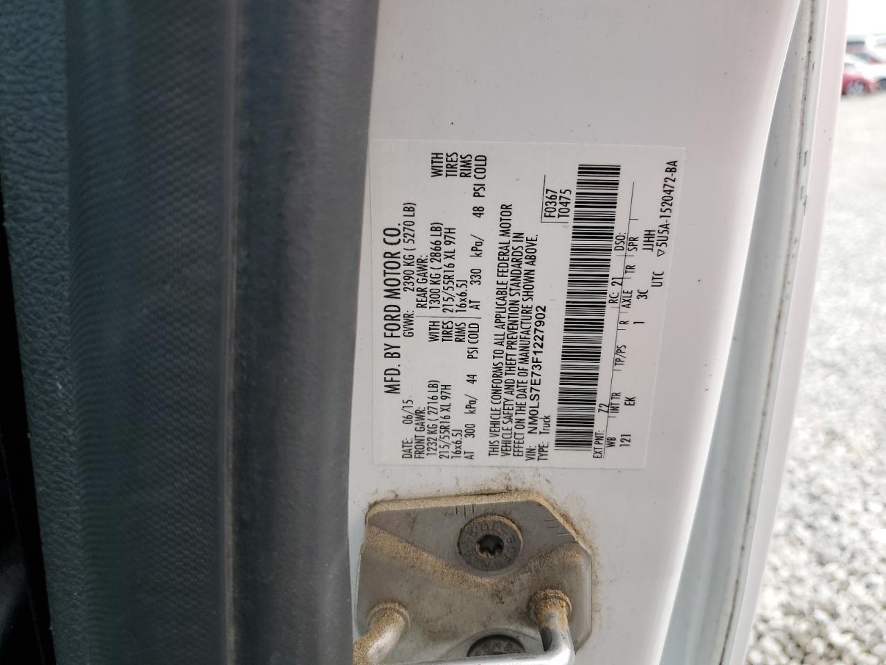 2015 FORD TRANSIT CONNECT