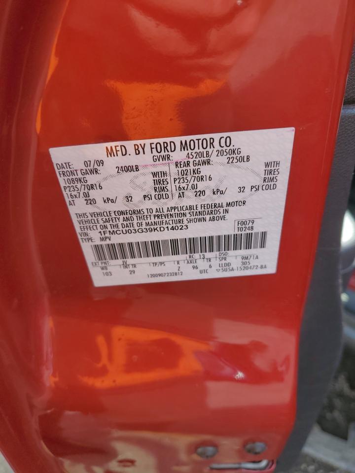 2009 FORD ESCAPE