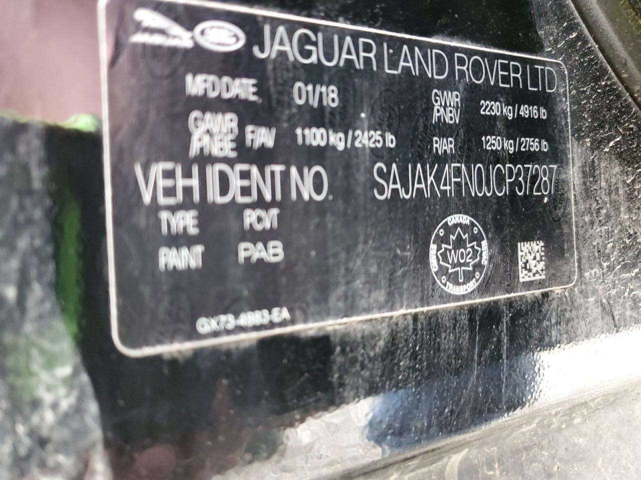 2018 JAGUAR XE
