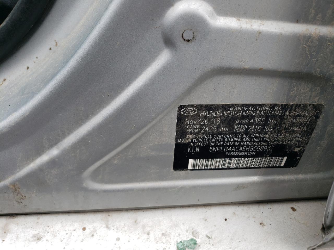 2014 HYUNDAI SONATA