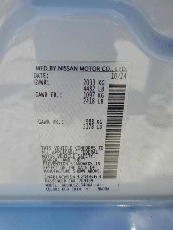 2025 NISSAN ALTIMA