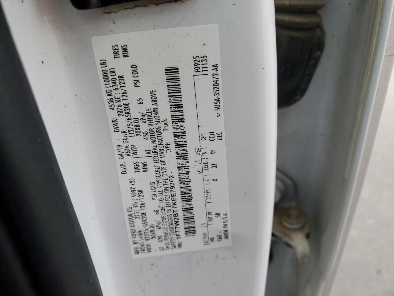 2019 FORD F-250