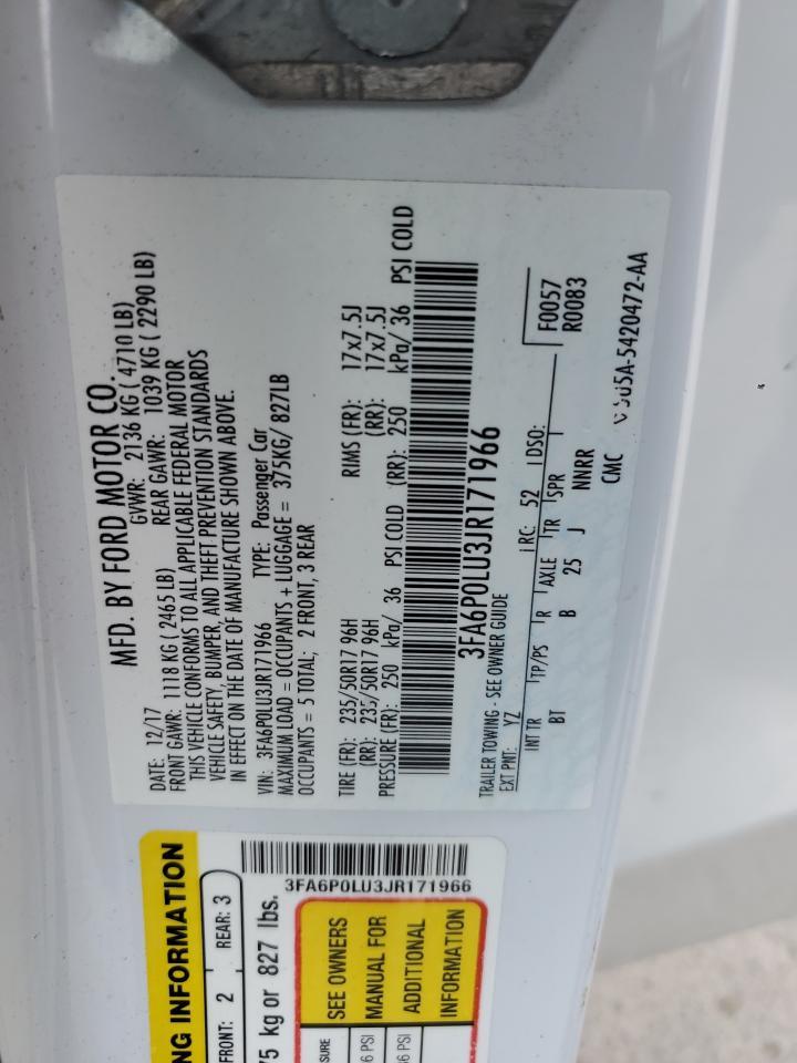 2018 FORD FUSION