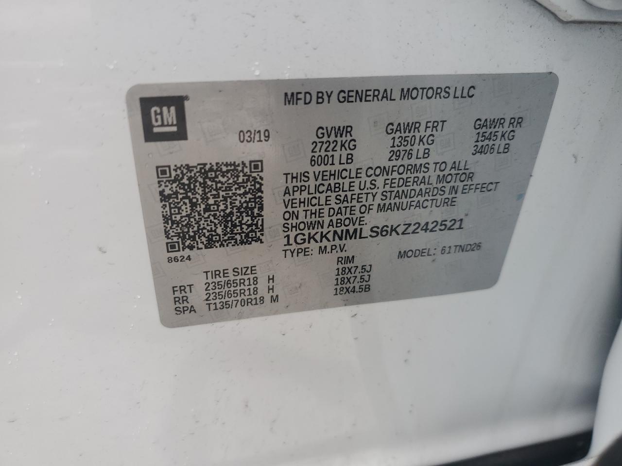 2019 GMC ACADIA