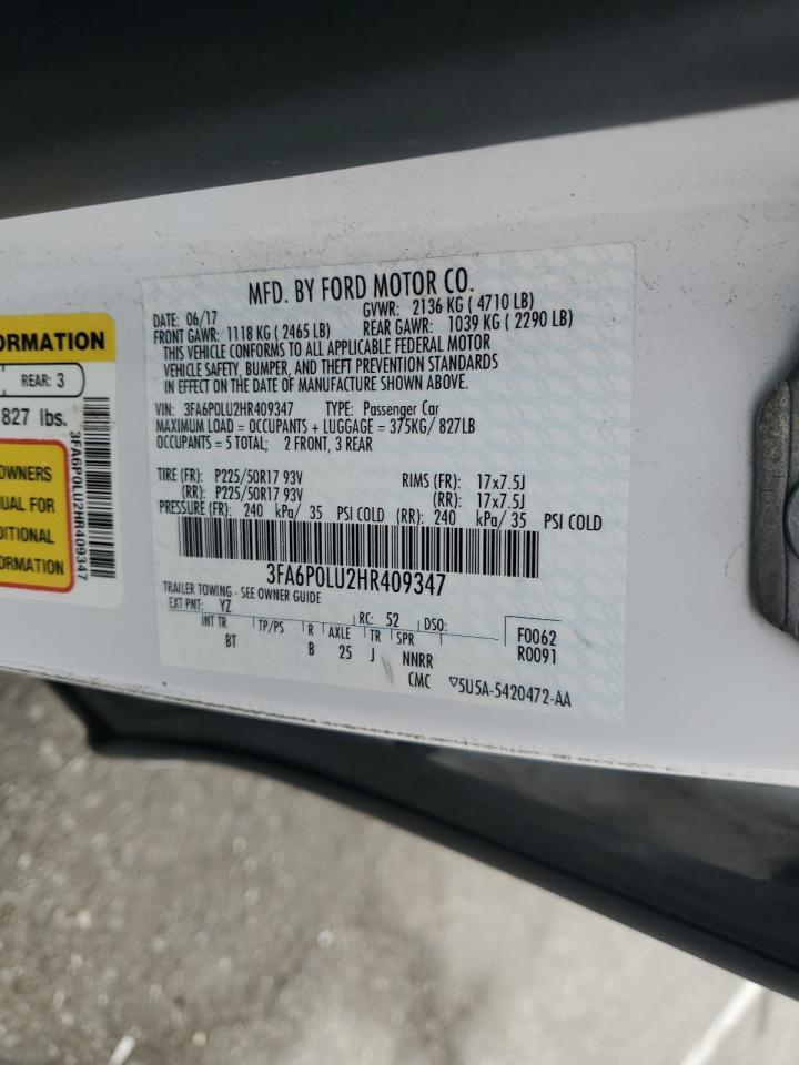 2017 FORD FUSION