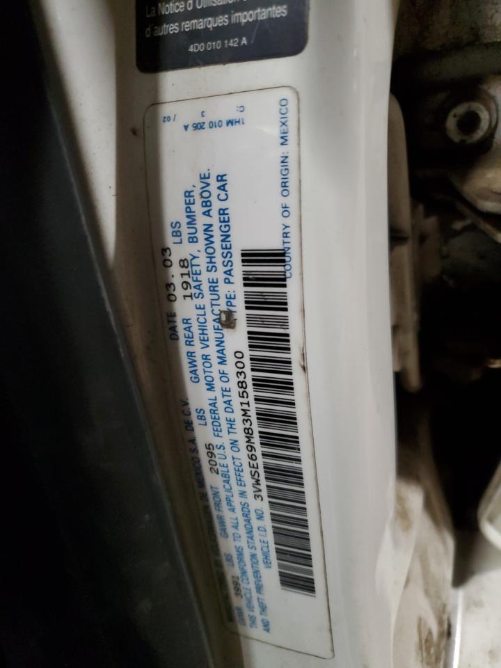 2003 VOLKSWAGEN JETTA