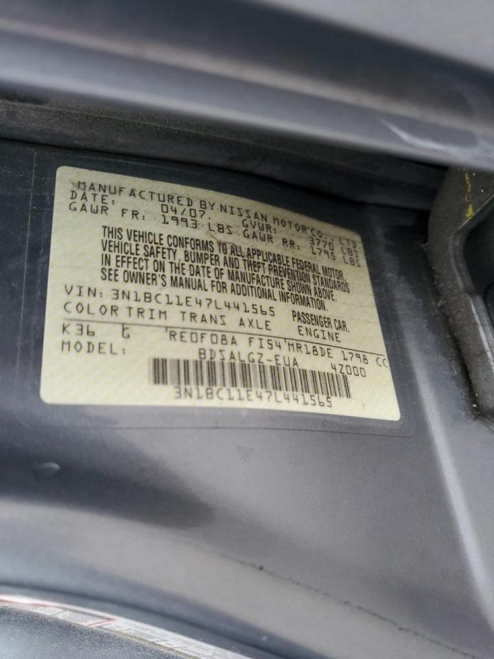 2007 NISSAN VERSA