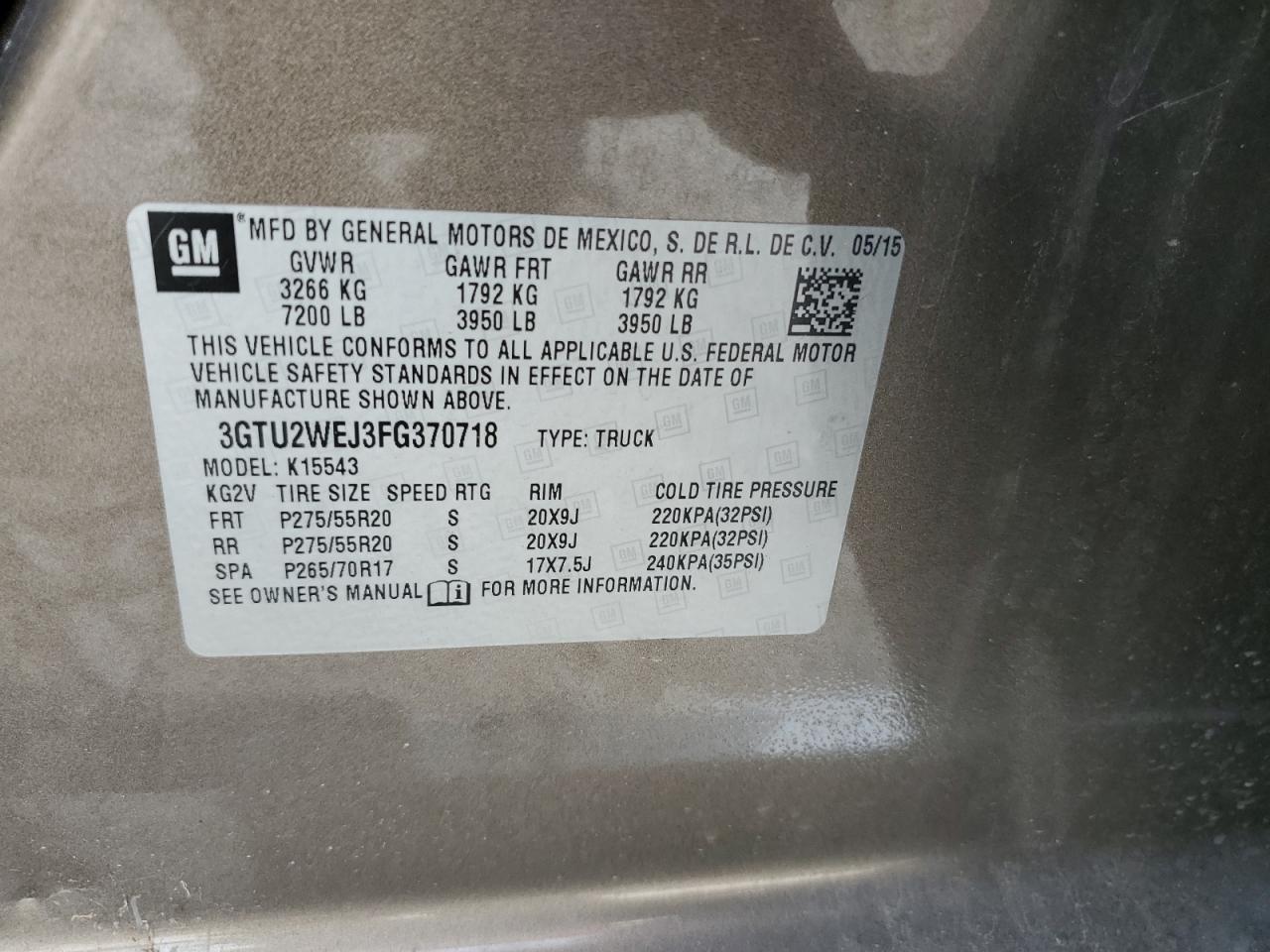 2015 GMC Sierra
