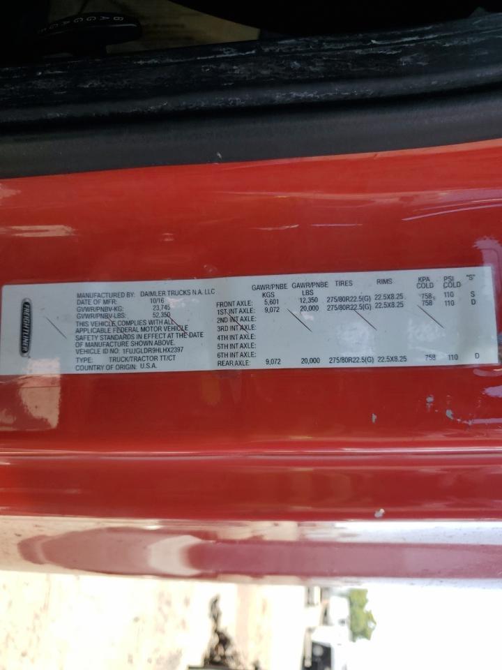 2017 FREIGHTLINER CASCADIA 125