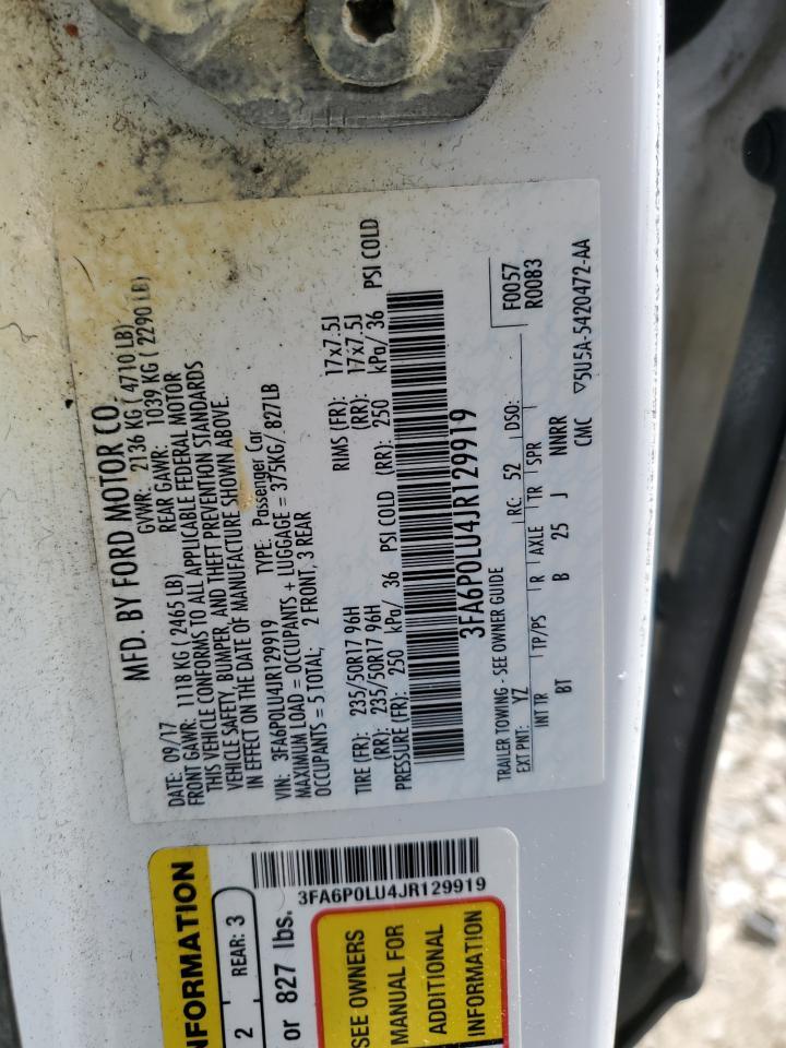 2018 FORD FUSION