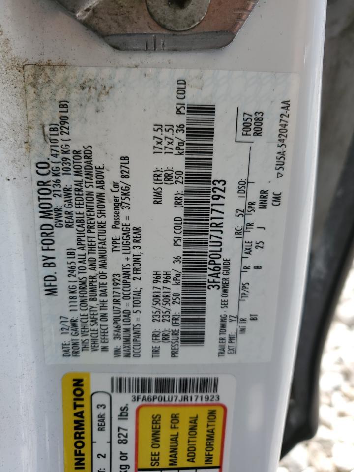 2018 FORD FUSION