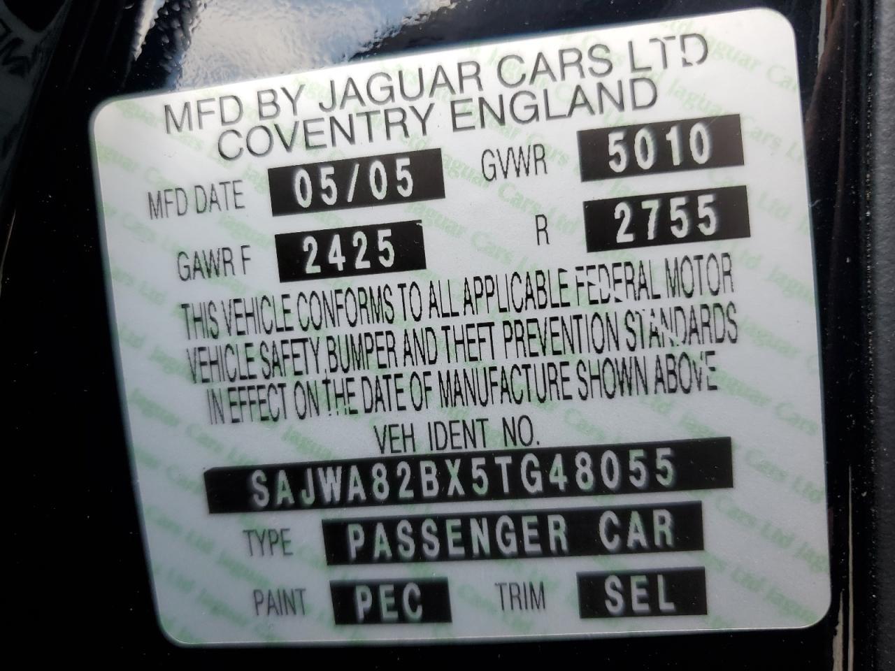 2005 JAGUAR Xj-Series