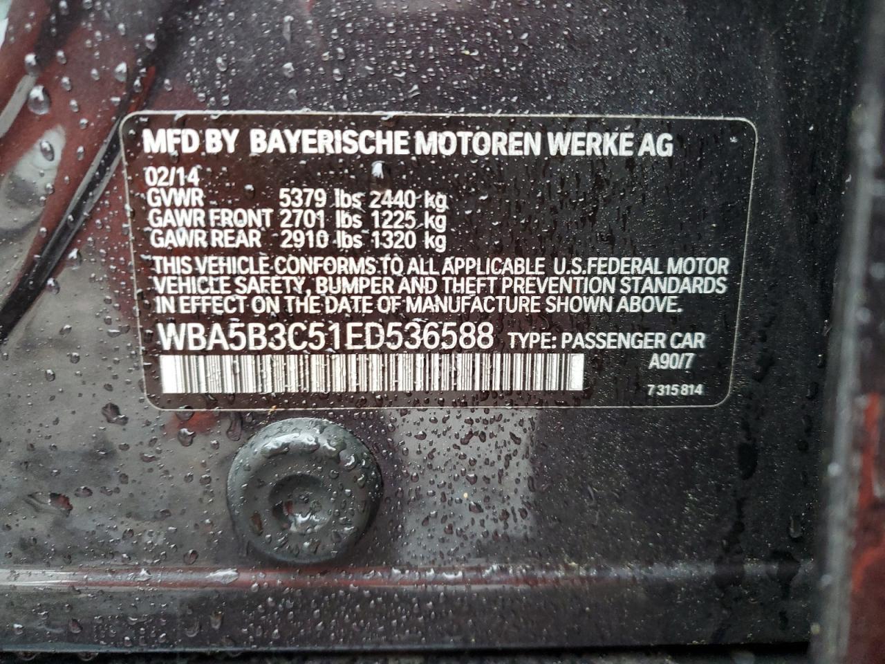 2014 BMW 5 series