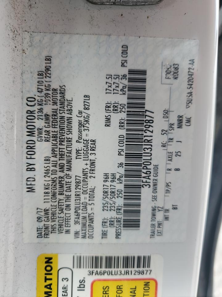 2018 FORD FUSION