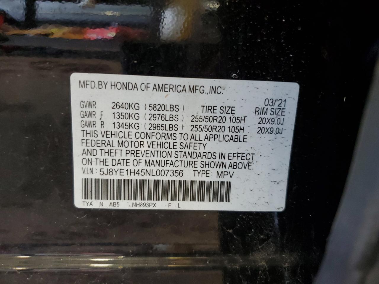 2022 ACURA MDX
