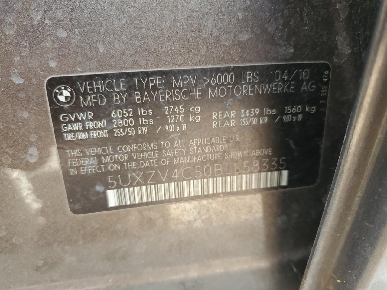 2011 BMW X5
